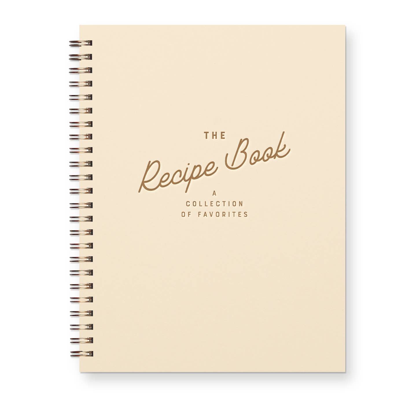 Retro Recipe Book: French Vanilla Cover | Bronze Ink