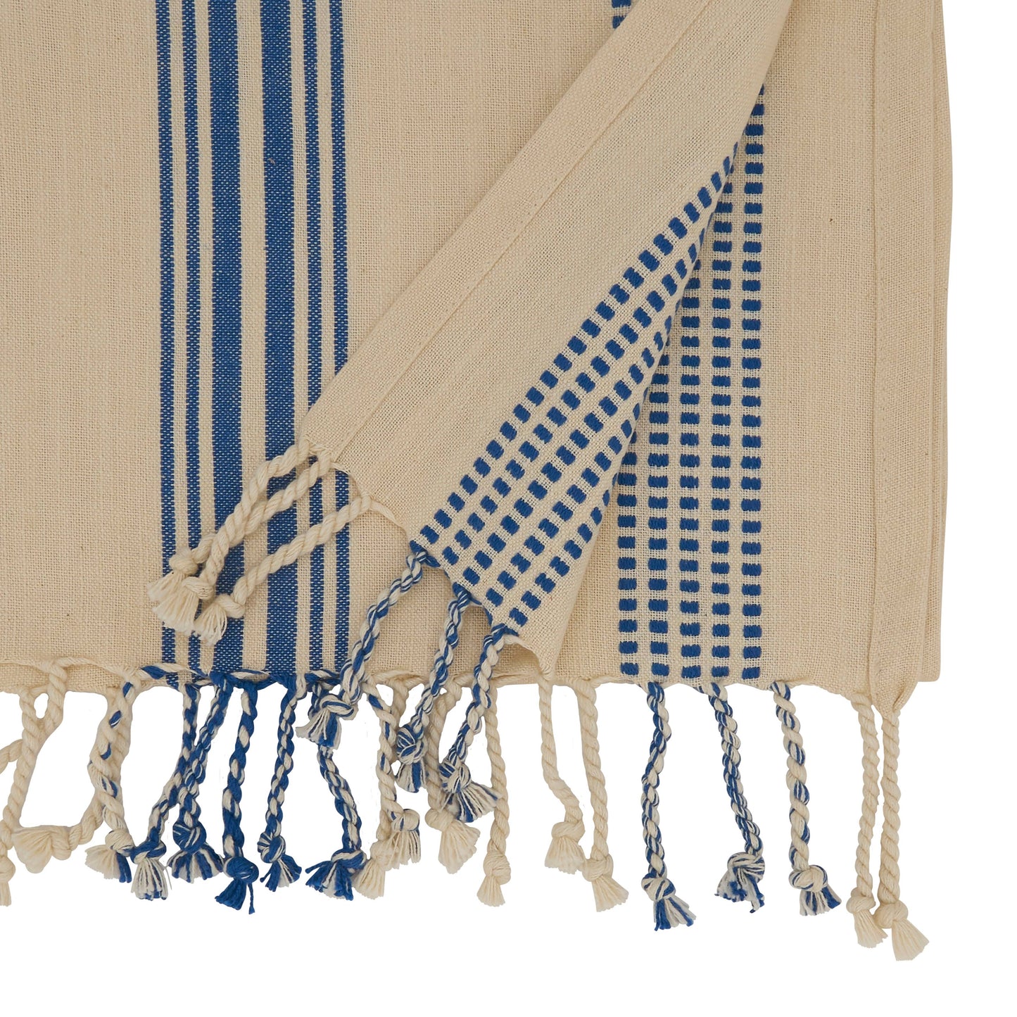 Striped Runner: Navy Blue / 16"x72"